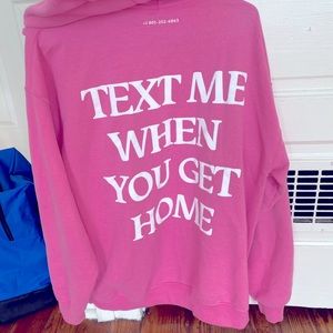Lonely Ghost Text Me When You Get Home hoodie